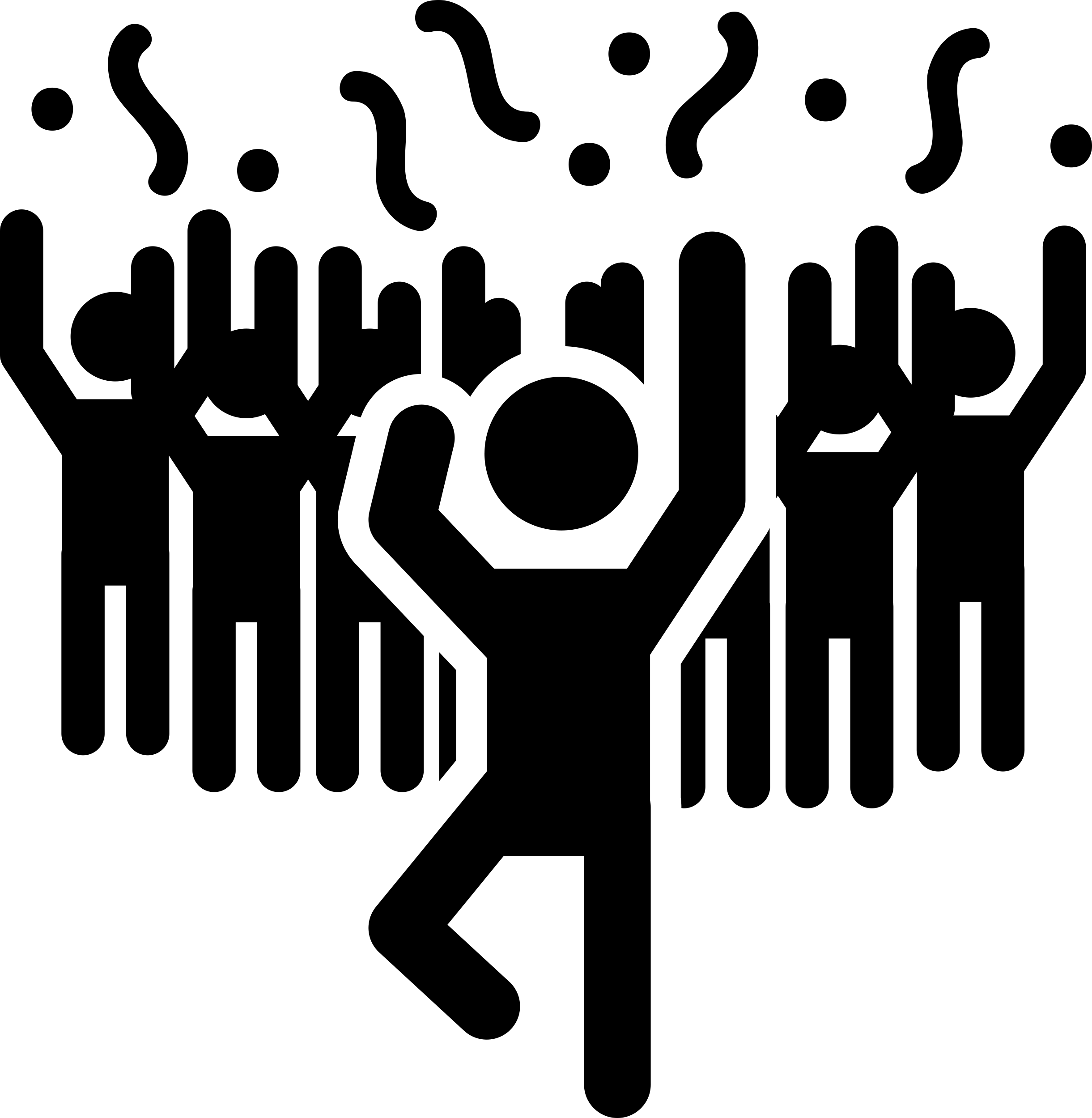 Man In A Party Dancing With People Laser Cut Svg File Free Vectors